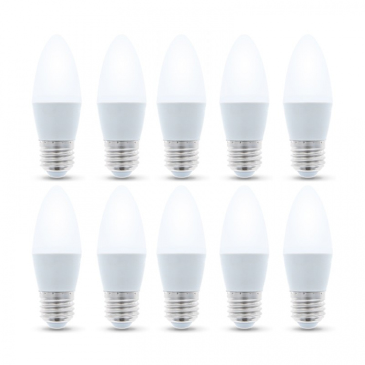 LED-lamppu E27, 3W, 230V, 3000K, 10-pack, Lämmin valkoinen