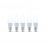 LED-lamppu E27, 3W, 230V, 4500K 5-pack, valkoinen neutraali