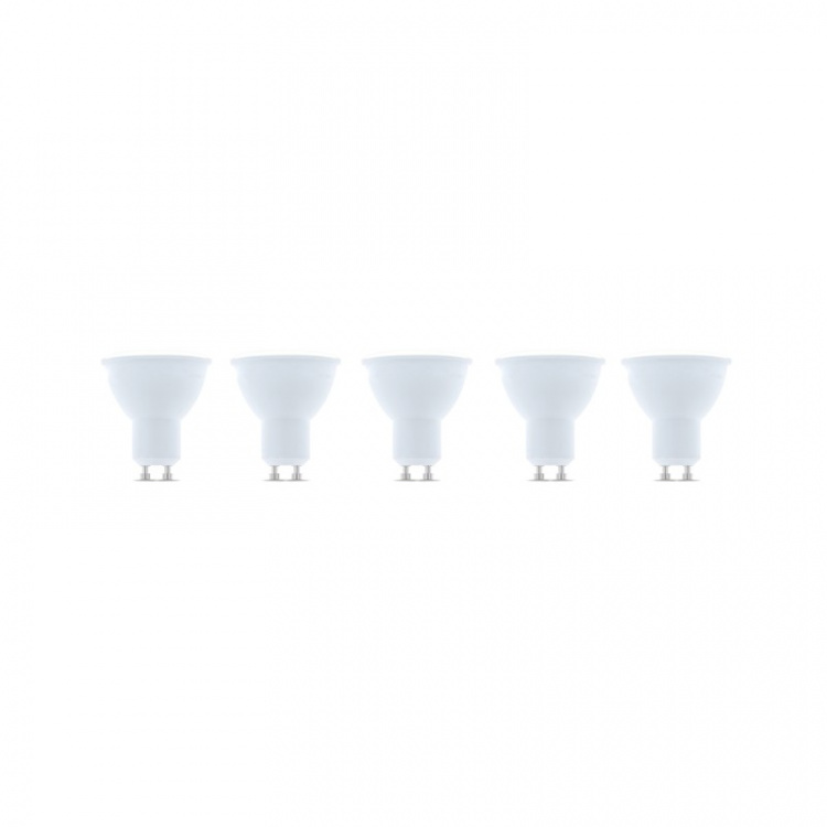 LED-lamppu GU10, 3W, 230V, 4500K, 5-pack, valkoinen neutraali