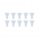LED-lamppu GU10, 7W, 230V, 4500K, 10-pack, valkoinen neutraali