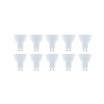 LED-lamppu GU10, 7W, 230V, 6000K, 10-pack, viileä valkoinen