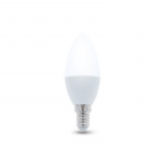 LED-lamppu E14, C37, 6W, 230V, 3000K, lämmin valkoinen