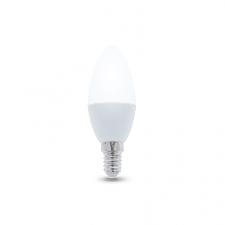 LED-lamppu E14, C37, 6W, 230V, 3000K, lämmin valkoinen