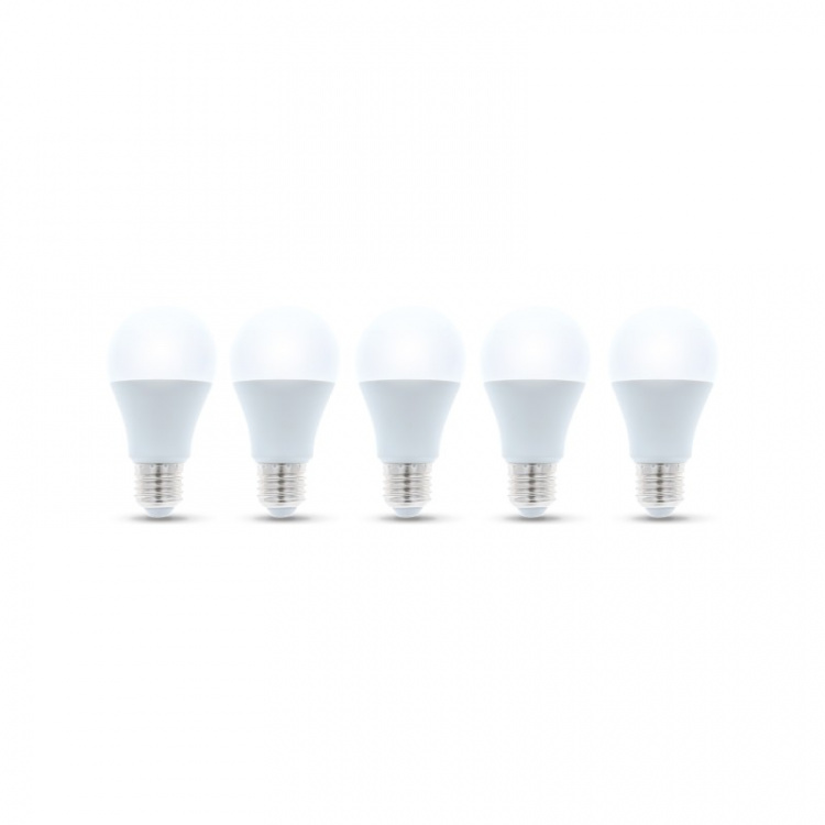 LED-lamppu E27, A60, 10W, 230V, 3000K 5-pack, Lämmin valkoinen