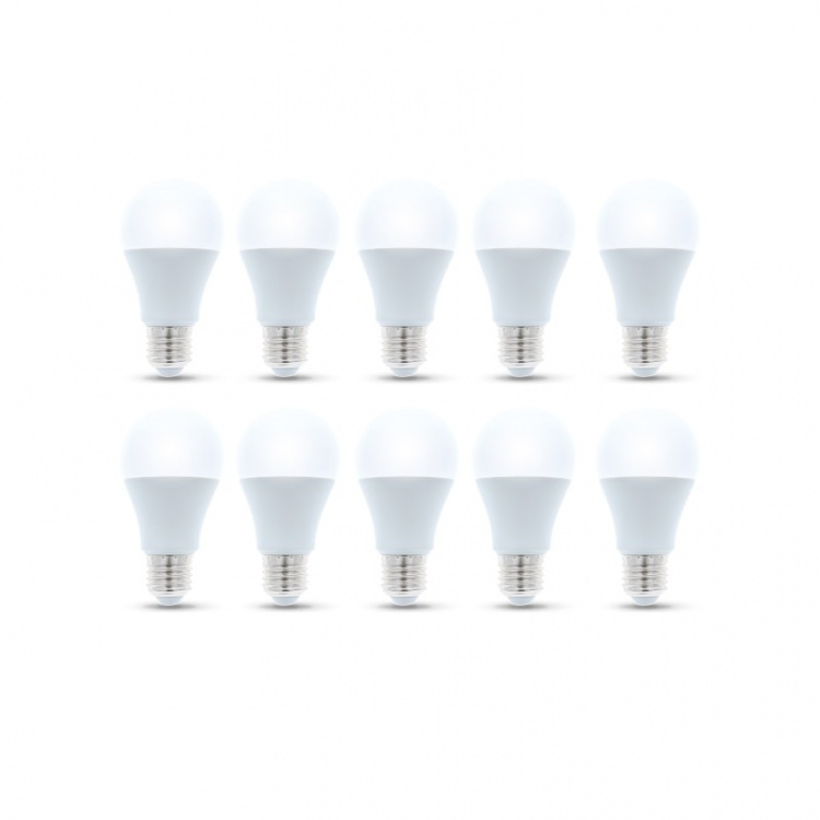 LED-lamppu E27, A60, 10W, 230V, 4500K 10-pack, valkoinen neutraali LED-lamppu E27, A60, 10W, 230V, 4500K 10-pack, valkoinen neutraali