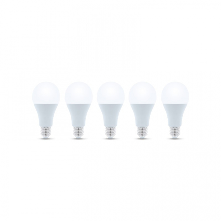 LED-lamppu E27, A65, 15W, 230V, 4500K 5-pack, valkoinen neutraali LED-lamppu E27, A65, 15W, 230V, 4500K 5-pack, valkoinen neutraali