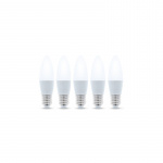 LED-lamppu E27, 6W, 3000K 5-pack, lämmin valkoinen
