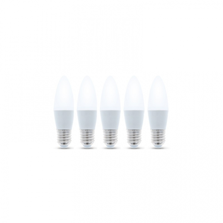 LED-lamppu E27, 6W, 3000K 5-pack, lämmin valkoinen