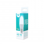 LED-lamppu E27, C37, 6W, 4500K, valkoinen neutraali LED-lamppu E27, C37, 6W, 4500K, valkoinen neutraali