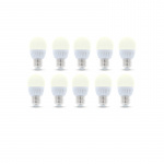 LED-lamppu E27, G45, 10W, 230V, 3000K, keraaminen 10-pack, lämmin valkoinen LED-lamppu E27, G45, 10W, 230V, 3000K, keraaminen 10-pack, lämmin valkoinen