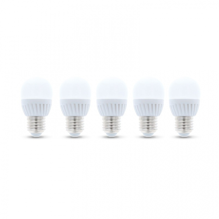 LED-lamppu E27, G45, 10W, 230V, 4500K, keraaminen 5-pack, valkoinen neutraali LED-lamppu E27, G45, 10W, 230V, 4500K, keraaminen 5-pack, valkoinen neutraali