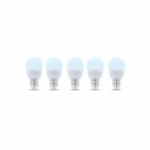 LED-lamppu E27, G45, 10W, 230V, 6000K, keraaminen 5-pack, viileä valkoinen LED-lamppu E27, G45, 10W, 230V, 6000K, keraaminen 5-pack, viileä valkoinen