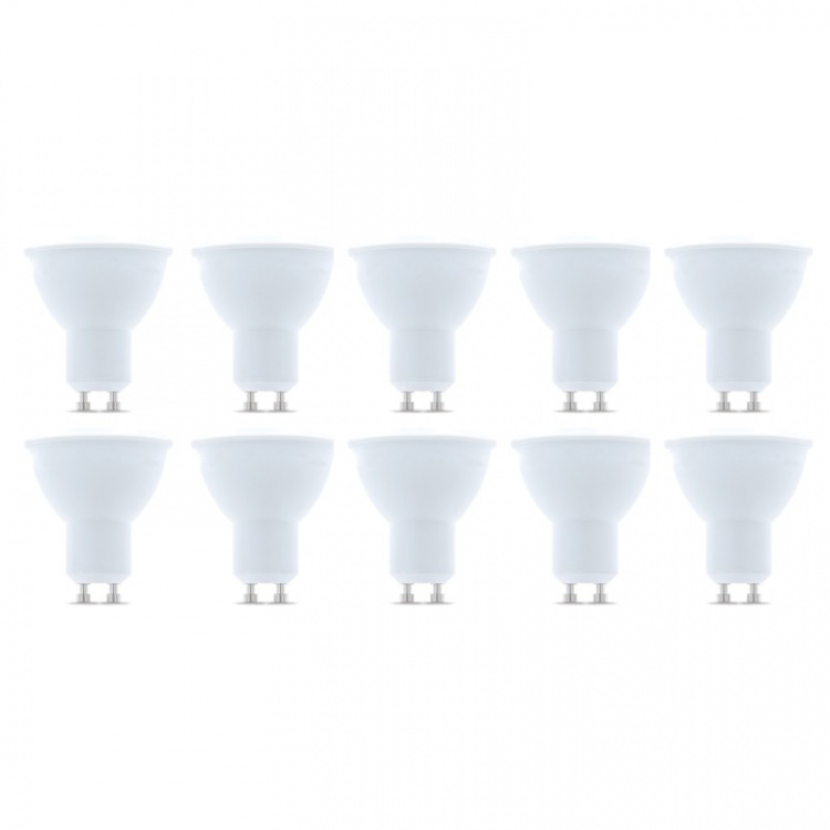 LED-lamppu GU10, 1W, 230V, 4500K, 10-pack, valkoinen neutraali