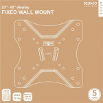 DELTACO Office näytön seinäkiinnike, 23 DELTACO Office näytön seinäkiinnike, 23