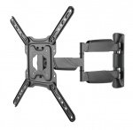 DELTACO OFFICE näytön seinäteline, koristeellinen malli, 35kg, musta DELTACO OFFICE näytön seinäteline, koristeellinen malli, 35kg, musta