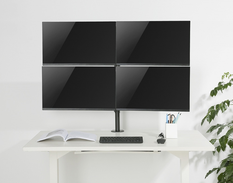 DELTACO Office 4-osainen näyttövarsi, 13 DELTACO Office 4-osainen näyttövarsi, 13