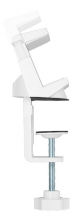 DELTACO OFFICE jatkojohdon pöytäpidike, valkoinen DELTACO OFFICE jatkojohdon pöytäpidike, valkoinen