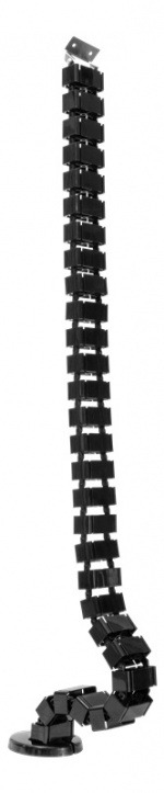 DELTACO OFFICE kaapelinkeräin, 4 kourua, jalustassa paino, musta DELTACO OFFICE kaapelinkeräin, 4 kourua, jalustassa paino, musta