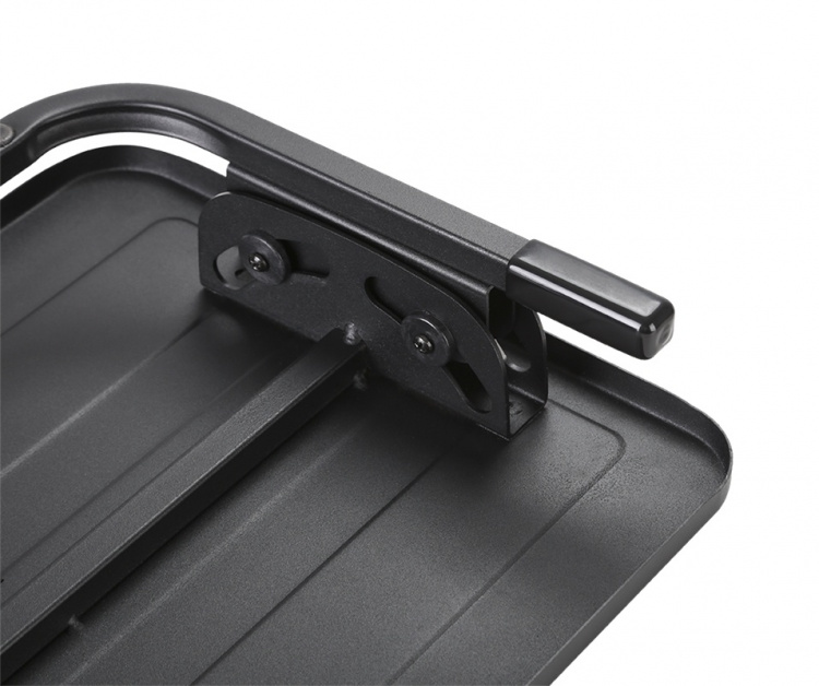 DELTACO OFFICE jalkatuki, kallistusmahdollisuus, terästä, musta DELTACO OFFICE jalkatuki, kallistusmahdollisuus, terästä, musta