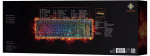 DELTACO GAMING DK220 tangentbord, membranbrytare, nordisk, RGB