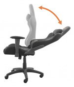 DELTACO GAMING DC320 pelituoli, nailonia, tyyny, musta/oranssi