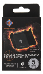 DELTACO GAMING langattoman latauksen vastaanotin PS4-ohjaimelle, musta