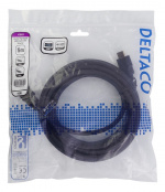 DELTACO taipuisa HDMI-kaapeli, 4K, Ultra HD 30Hz, 5m, musta DELTACO taipuisa HDMI-kaapeli, 4K, Ultra HD 30Hz, 5m, musta