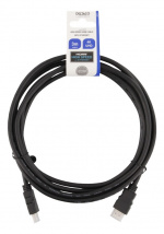 DELTACO HDMI-kaapeli, CCS, HDMI High Speed w/Ethernet, 3,0m, musta DELTACO HDMI-kaapeli, CCS, HDMI High Speed w/Ethernet, 3,0m, musta