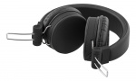 STREETZ kuulokemikrofoni, kokoon taittuva, 1,5m kaapeli, musta STREETZ kuulokemikrofoni, kokoon taittuva, 1,5m kaapeli, musta