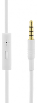 STREETZ kuulokemikrofoni, kokoon taittuva, 1,5m kaapeli, valkoinen STREETZ kuulokemikrofoni, kokoon taittuva, 1,5m kaapeli, valkoinen