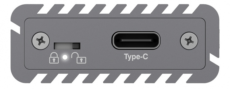 External Type-C™ aluminium enclosure for M.2 NVMe SSD External Type-C™ aluminium enclosure for M.2 NVMe SSD