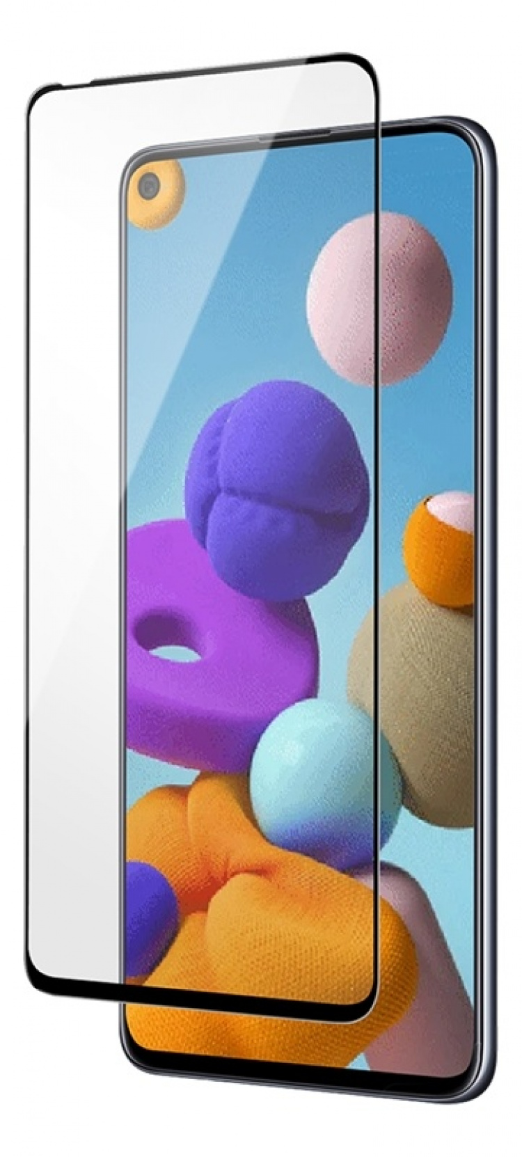 DELTACO näytönsuoja, Samsung Galaxy A21s, 2.5D karkaistua lasia DELTACO näytönsuoja, Samsung Galaxy A21s, 2.5D karkaistua lasia