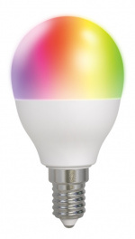DELTACO SMART HOME RGB-älylamppu, E14, 2,4GHz, 5W, 470lm