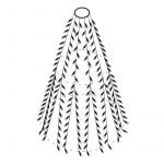 DELTACO SMART HOME joulukuusen koristevalot, Wi-Fi, IP44, 10 nauhaa