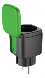 DELTACO SMART HOME IP44-älypistorasia, Wi-Fi, 1xCEE 7/3, 16A, valk. DELTACO SMART HOME IP44-älypistorasia, Wi-Fi, 1xCEE 7/3, 16A, valk.