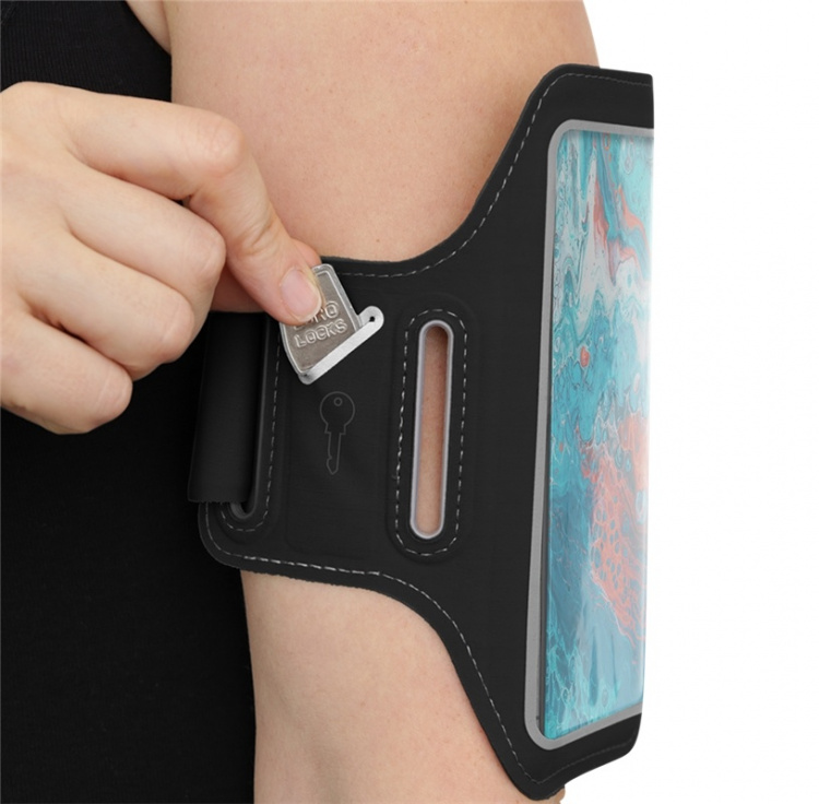 STREETZ Sport armband, reflective, fits up to most 6.5