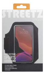 STREETZ Sport armband, reflective, fits up to most 6.5