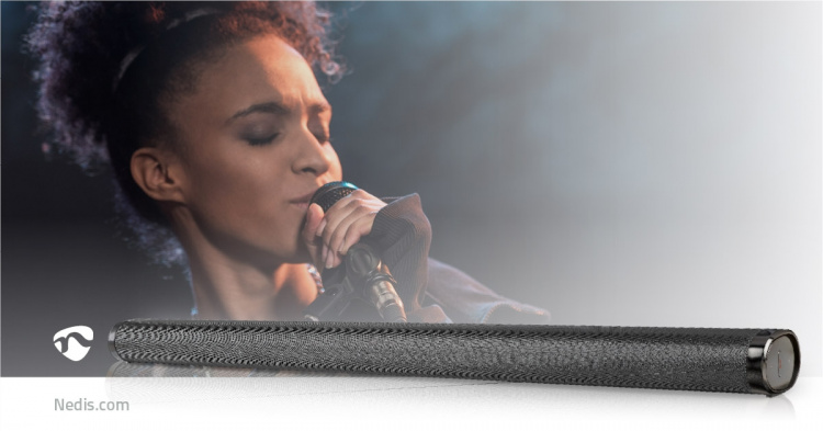 Nedis Soundbar | 2.0 | DSP | 135 W | 1x 3.5 mm / 1x Coax Audio / 1x Optical / 1x USB | 1x HDMI (with ARC) | Bluetooth® | Kiinnitettävä | Musta / Tummanharmaa