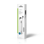 Nedis Langalliset Kuulokkeet | 3.5 mm | Kaapelin pituus: 1.20 m | Äänenvoimakkuuden Säätö | Musta