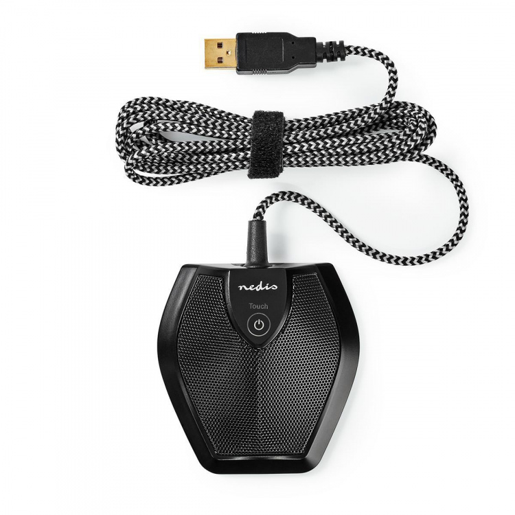 Nedis Mikrofoni | Käyttötarkoitus: Kannettava / Pöytätietokone | Langallinen | 1x USB