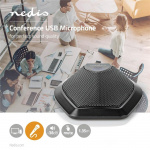 Nedis Mikrofoni | Käyttötarkoitus: Kannettava / Pöytätietokone | Langallinen | 1x USB