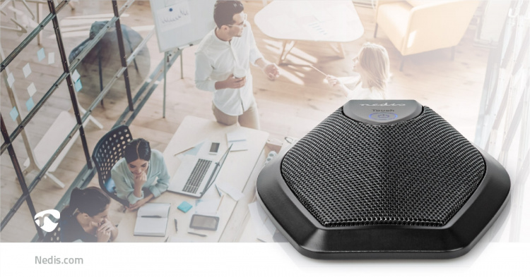 Nedis Mikrofoni | Käyttötarkoitus: Kannettava / Pöytätietokone | Langallinen | 1x USB