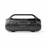 Nedis Bluetooth® Party Boombox | 6 tuntia | 2.0 | 80 W | Median toisto: AUX / Micro SD / USB | IPX5 | Linkitettävä | Kantokahva | Juhlavalot | Musta