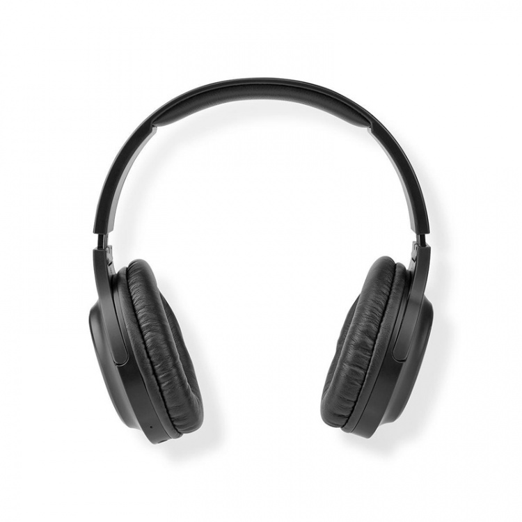 Nedis Langattomat Over-Ear kuulokkeet | Suurin akun toistoaika: 20 tuntia | Sisäänrakennettu mikrofoni | Paino-ohjaus | Tuki ääniohjaukselle | Äänenvoimakkuuden Säätö | Matkakotelo sisältyy | Musta