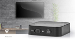 Nedis Bluetooth ® lähetin/vastaanotin | Tuloliitäntä: 1x AUX | Lähtöliitäntä: 1x AUX | SBC | Enintään 1 laite | Jopa 6 tuntia | Automaattinen virrankatkaisutoiminto | Musta