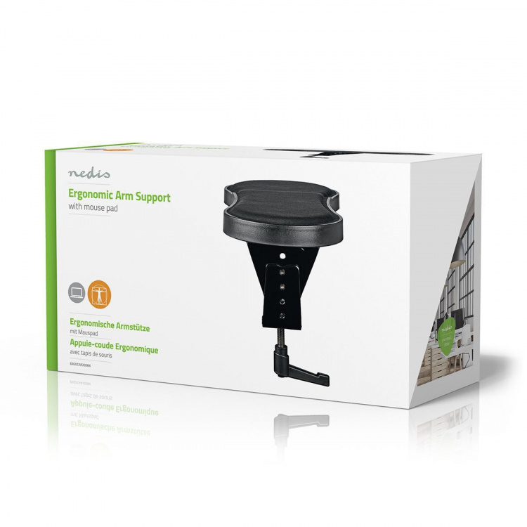 Nedis Käsituki | Kääntöpisteiden lukumäärä: 1 Pivot-piste(t) | Kyynärvarren tuen pituus: 40 | Suurin kantavuus: 5 kg | Kiertokulma: 360 ° | Hiirialustalla Nedis Käsituki | Kääntöpisteiden lukumäärä: 1 Pivot-piste(t) | Kyynärvarren tuen pituus: 40 | Suurin kantavuus: 5 kg | Kiertokulma: 360 ° | Hiirialustalla