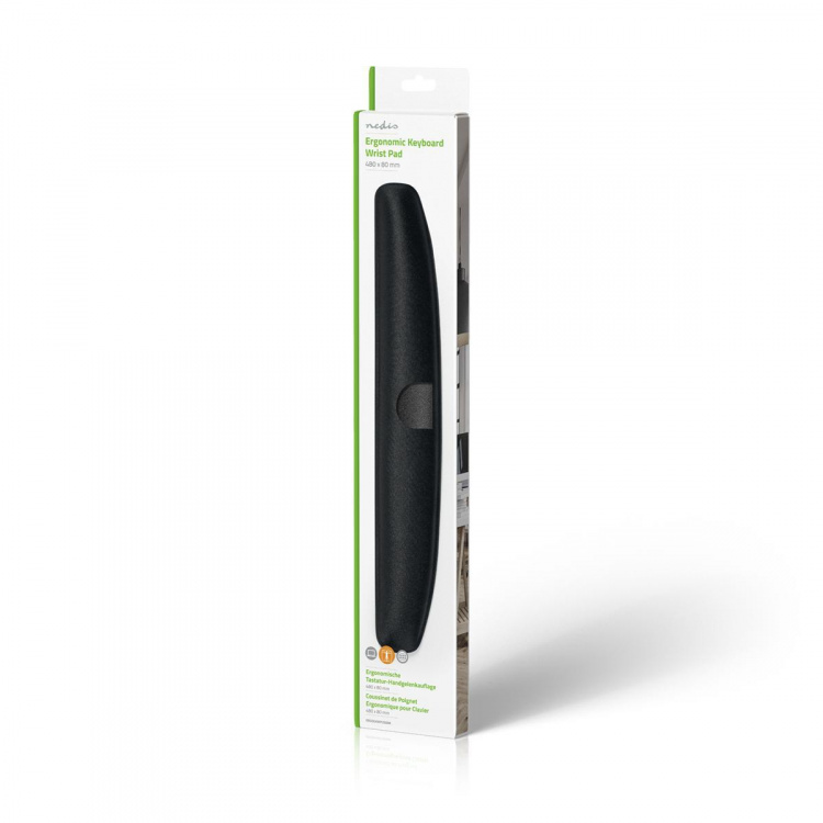 Nedis Näppäimistön geelirannetuki | Lycra / PU | Kyllä