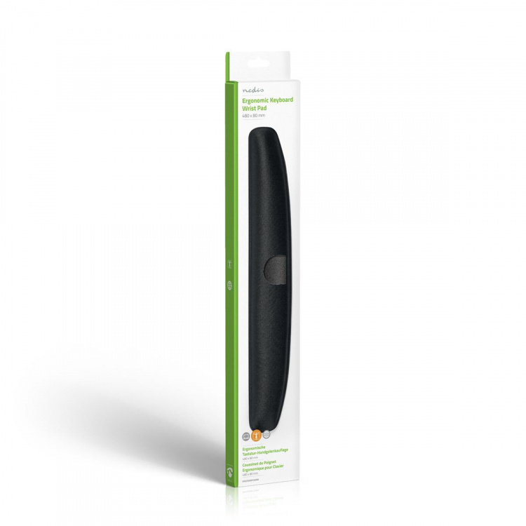 Nedis Näppäimistön geelirannetuki | Lycra / PU | Kyllä