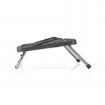 Nedis Jalkatuki | Säädettävä kulma | Musta | Metalli / Muovi