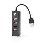 Nedis USB-keskitin | USB-A Male | 4x USB A Female | 4-Porttinen port(s) | USB 2.0 | USB Virta Nedis USB-keskitin | USB-A Male | 4x USB A Female | 4-Porttinen port(s) | USB 2.0 | USB Virta